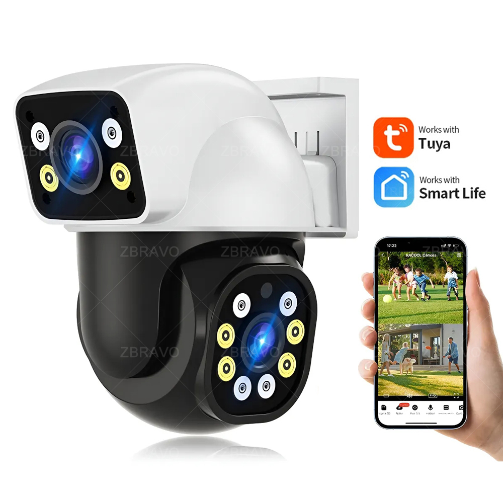 Home Security Ai - Smartlife 8MP WiFi Tuya Outdoor Camera
