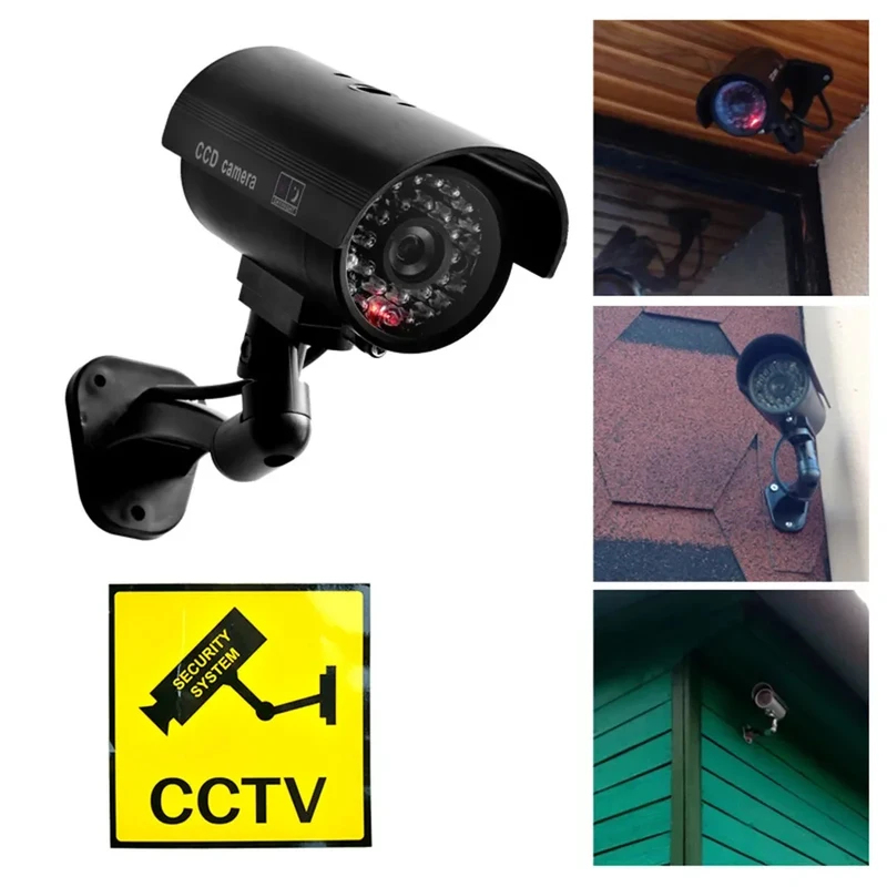 Home Security Lights - Simulation Fake Bullet Camera Dummy Cameras
