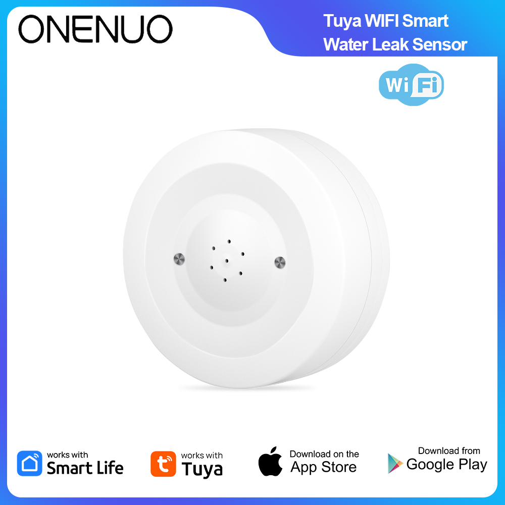 Home Security Device - ONENUO WiFi Tuya Water Leak Sensor