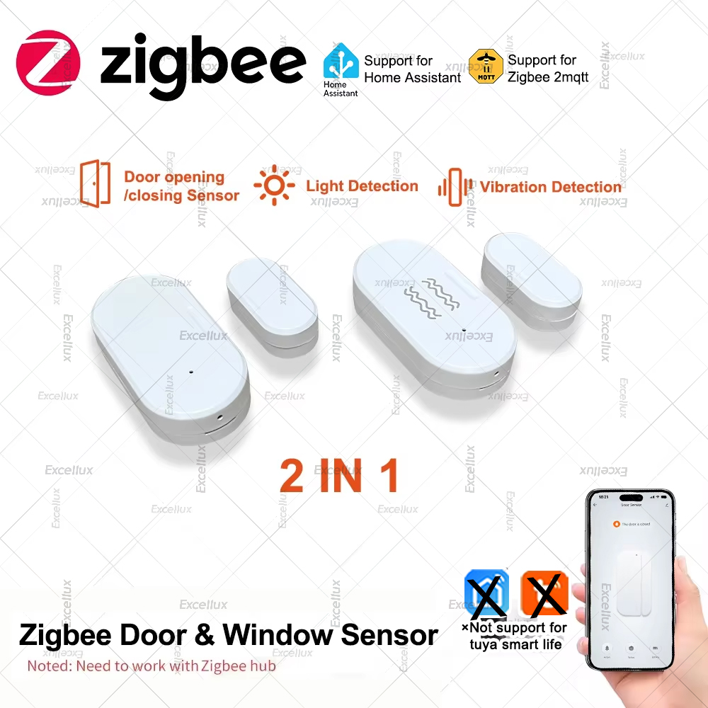 Zigbee 3.0 Door Window Sensor  - Home Security Device ulasan dan harga