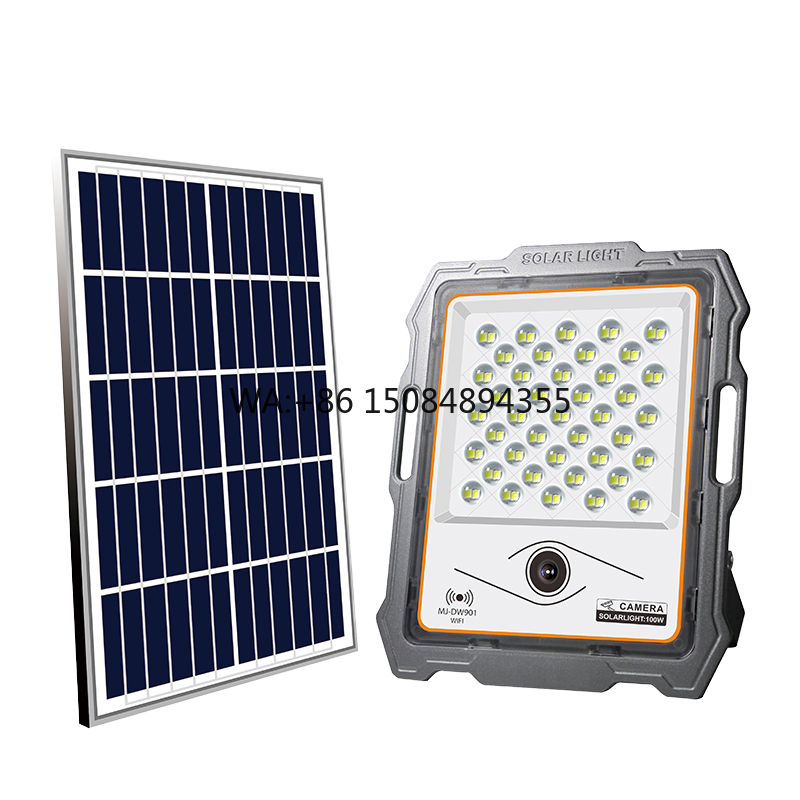 Solar Powered Wireless WIFI Sp - Home Security Flood Lights ulasan dan harga
