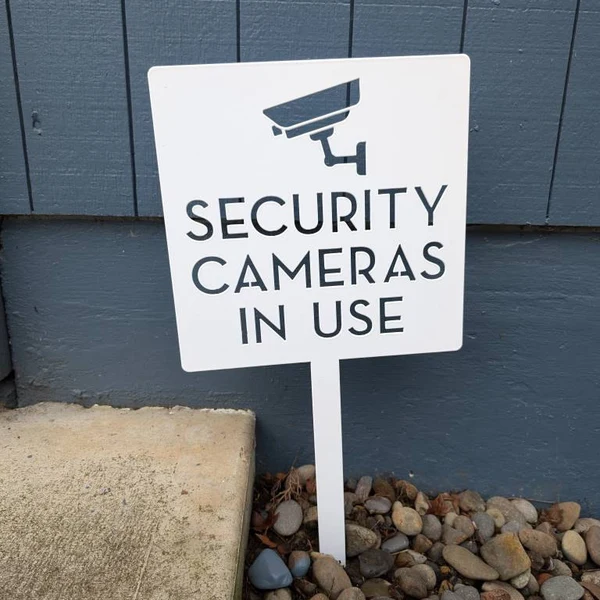 Security Camera Yard Sign - Mo - Home Security Number ulasan dan harga