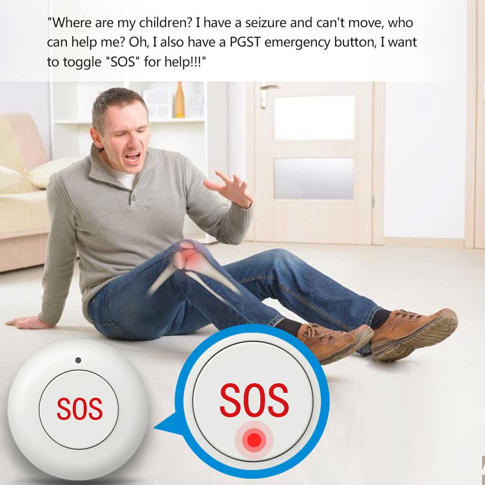 Wireless SOS Button Smart Home - Home Security Device ulasan dan harga
