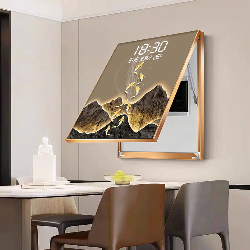 Elegant Light Numbers Wall Clo - Home Security Number ulasan dan harga
