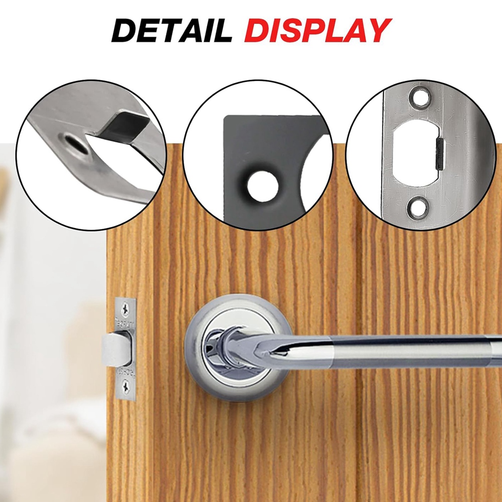 AT51-12 PCS Door Strike Plate, - Door Reinforcer Kit ulasan dan harga