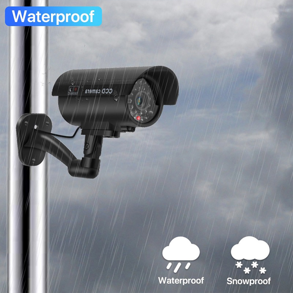 Solar Panel Dummy Surveillance - Home Security Lights ulasan dan harga