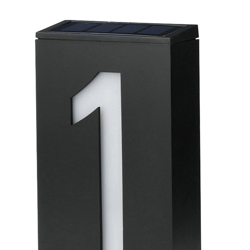 LED Solar Number Doorplate Lig - Home Security Lights ulasan dan harga