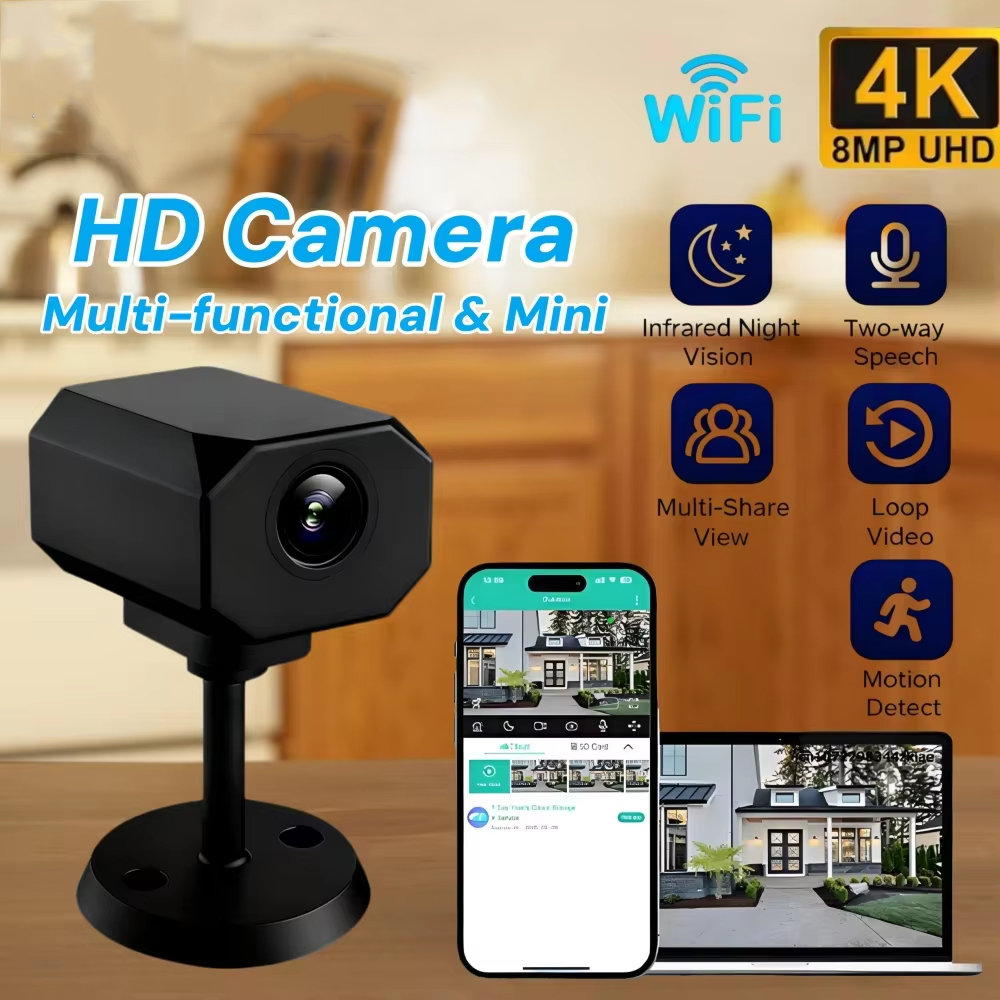 4K HD WiFi Security Camera for - Home Security Usa ulasan dan harga