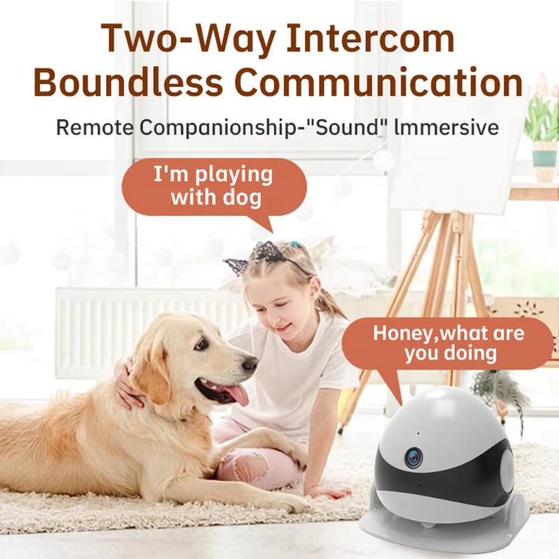 Wireless 2K HD Mobile Pet Comp - Home Security Ai ulasan dan harga