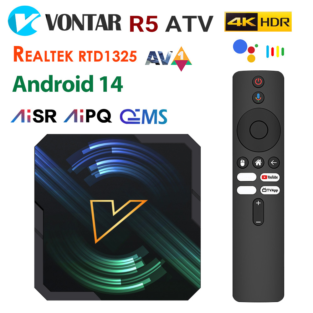 VONTAR R5 ATV Android14 TV Box - Home Security Ai ulasan dan harga