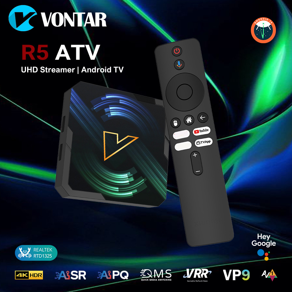 VONTAR R5 ATV Android14 TV Box - Home Security Ai ulasan dan harga