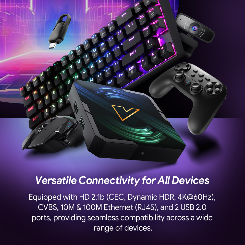 VONTAR R5 ATV Android14 TV Box - Home Security Ai ulasan dan harga