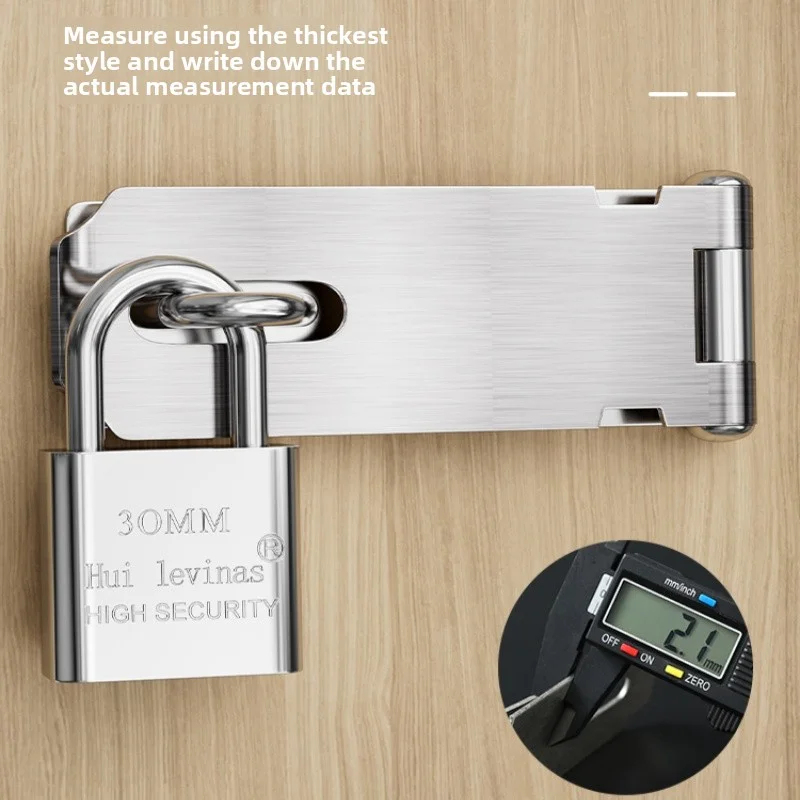Stainless Steel Padlock Hasp 9 - Home Security Tapo ulasan dan harga