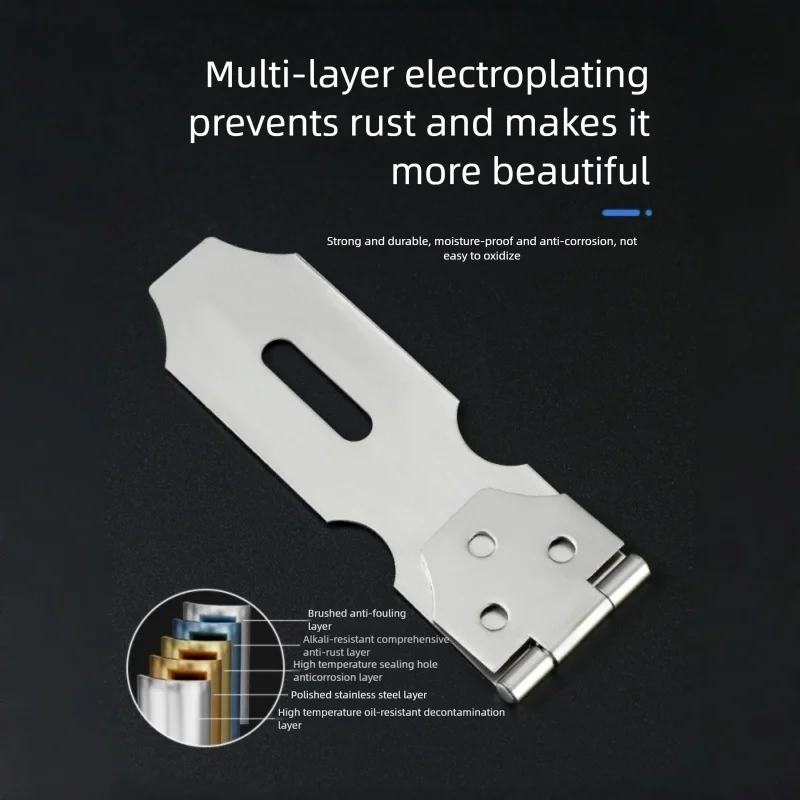 Stainless Steel Padlock Hasp 9 - Home Security Tapo ulasan dan harga