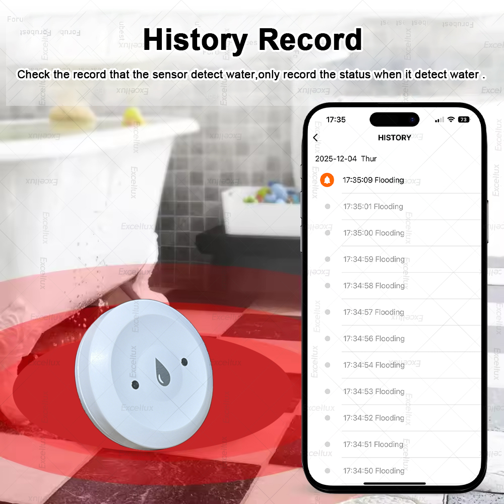 Zigbee Water Detector Leakage  - Home Security Device ulasan dan harga