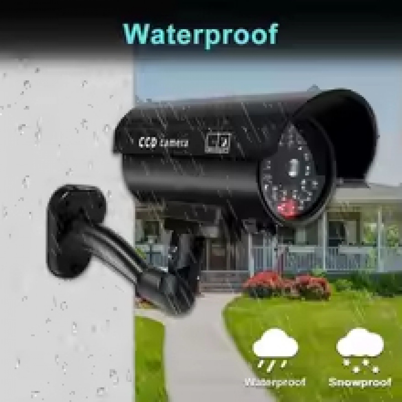Simulation Fake Bullet Camera  - Home Security Lights ulasan dan harga