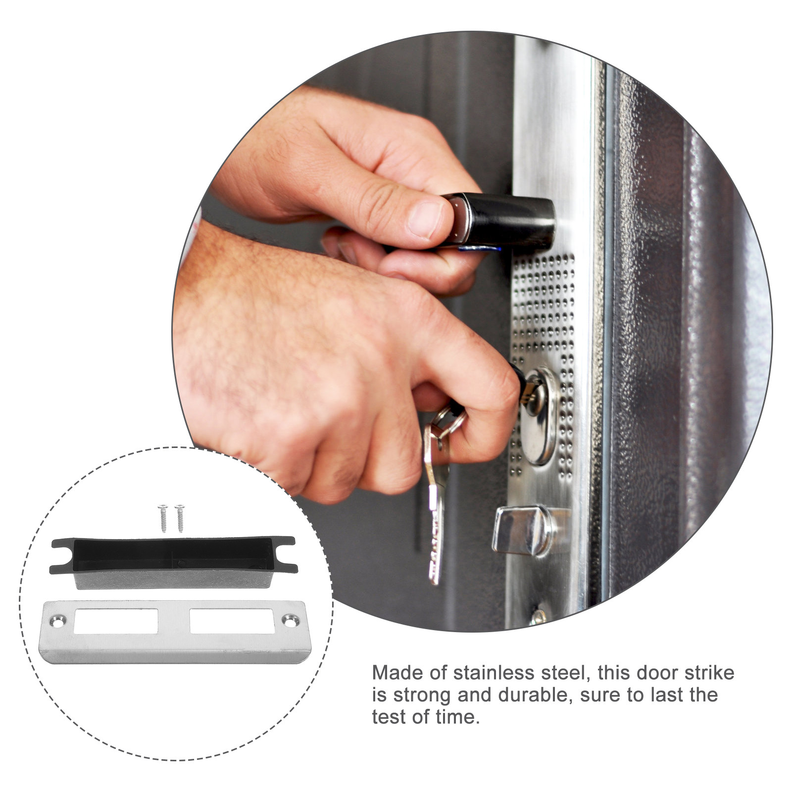 4Sets Door Reinforcement Plate - Door Reinforcer Kit ulasan dan harga