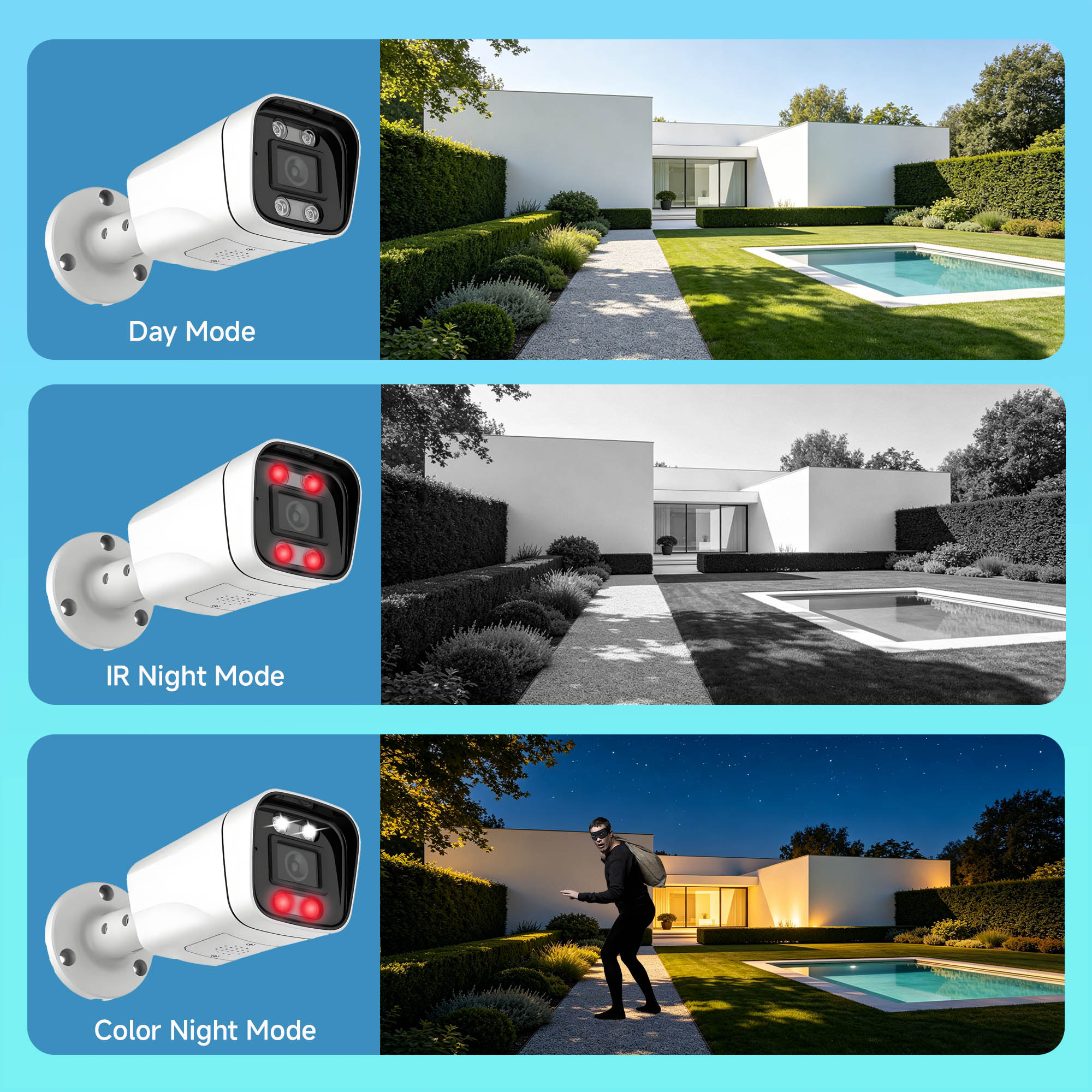 BFMore 8MP 4K Ai Human Detecti - Home Security Ai ulasan dan harga