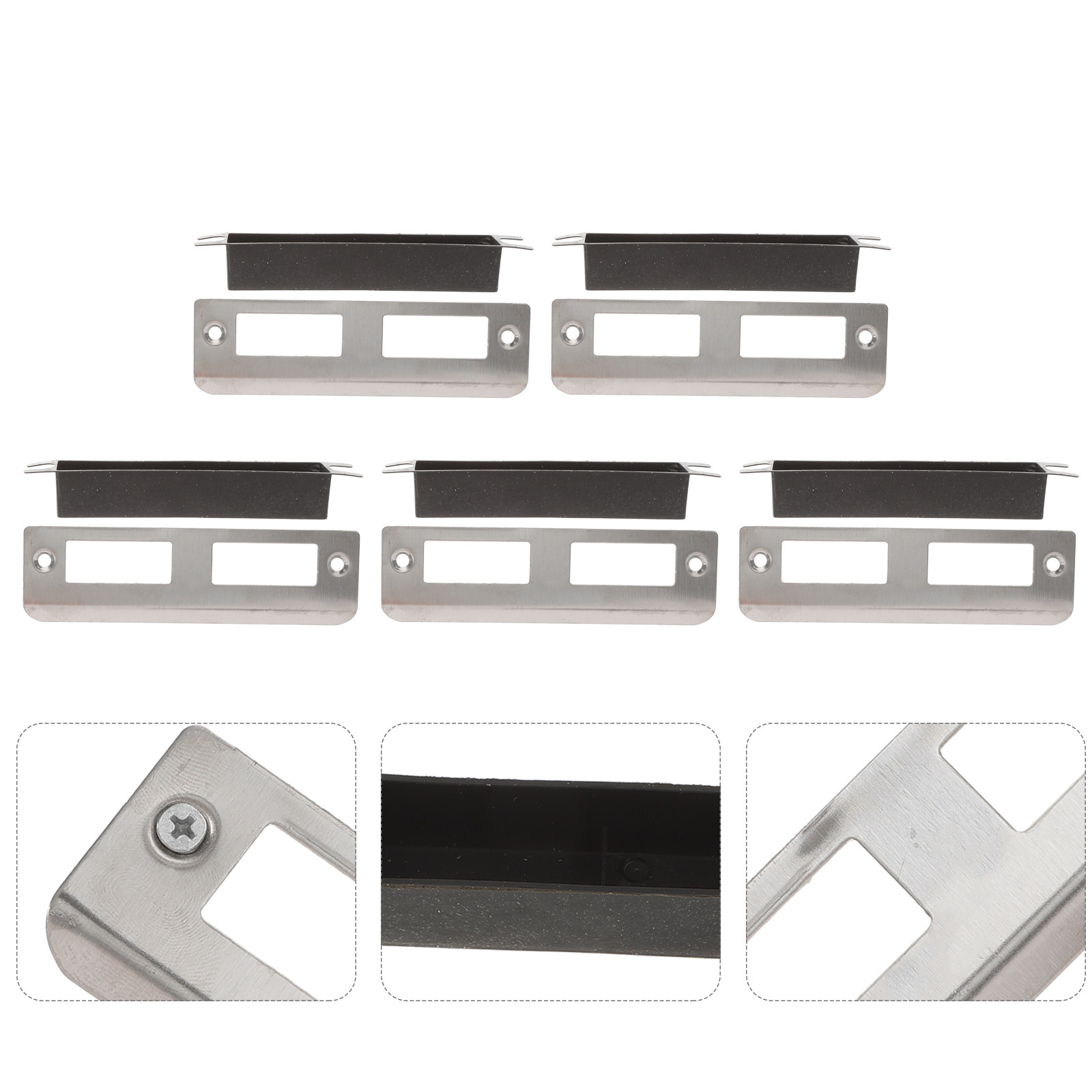 5Pcs Stainless Steel Door Hole - Door Reinforcer Kit ulasan dan harga