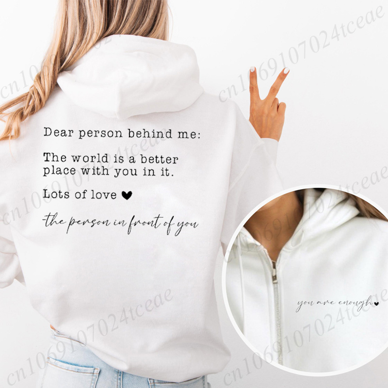 Dear Person Behind Me Zip Up H - Home Security Companies Near Me ulasan dan harga