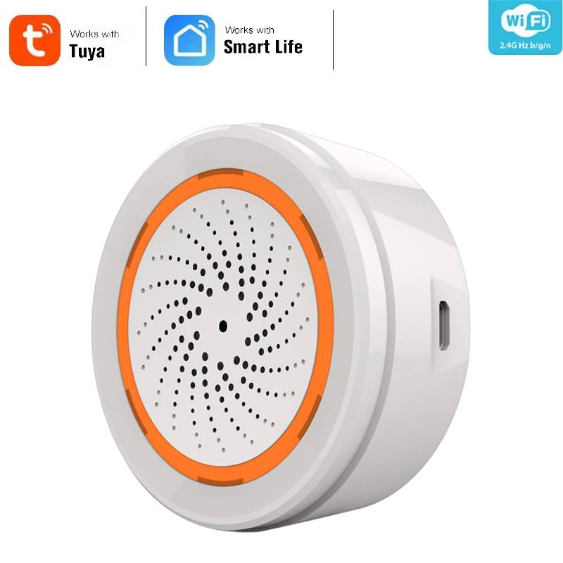 Smart Siren Alarm Tuya Zigbee  - Home Security Lights ulasan dan harga