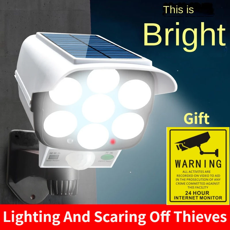 Outdoor Solar Light Motion Sen - Home Security Lights ulasan dan harga