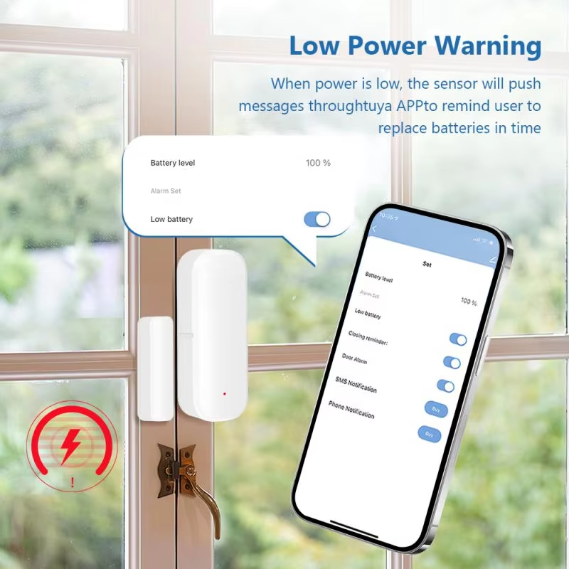 ZigBee Door Window Sensor Gate - Home Security Lights ulasan dan harga
