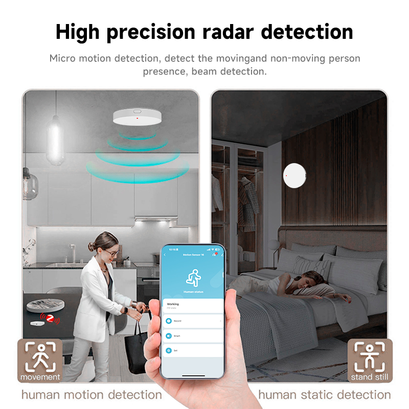 Tuya Zigbee 3.0 24GHz MmWave H - Home Security Device ulasan dan harga