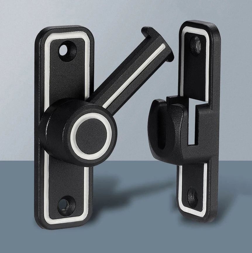 Black Luminous Barn Door Latch - Home Security Tapo ulasan dan harga