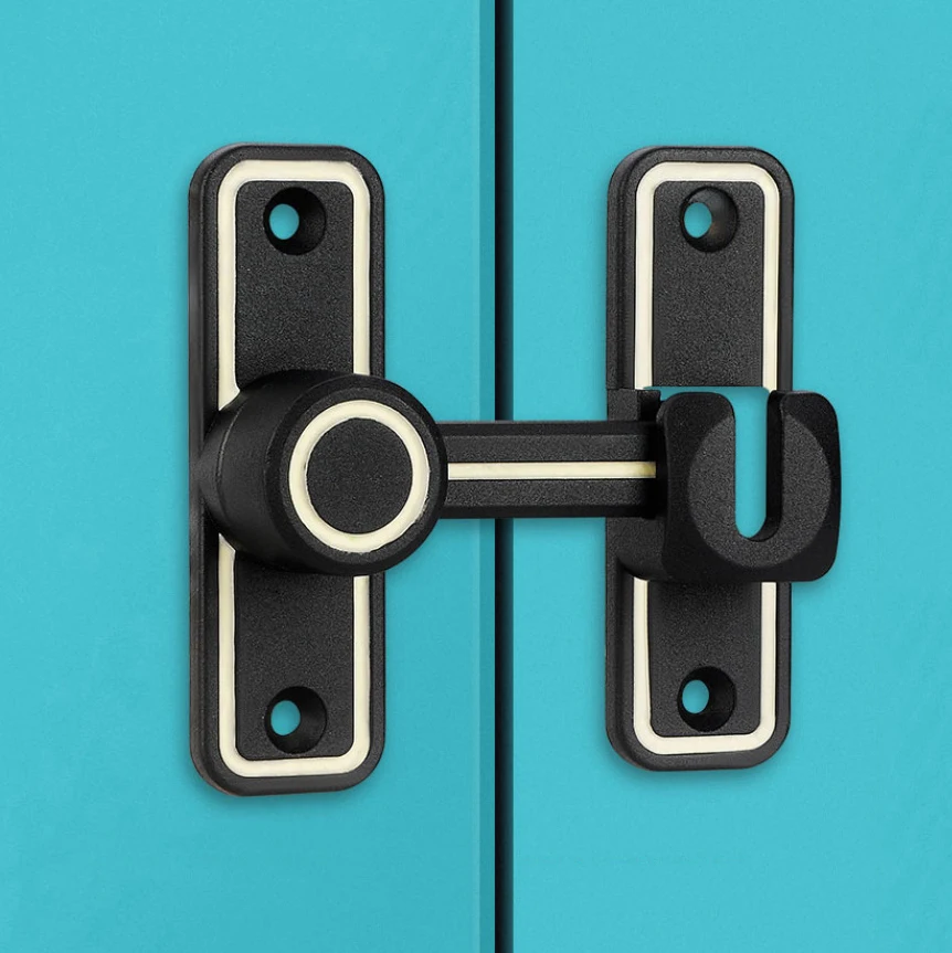 Black Luminous Barn Door Latch - Home Security Tapo ulasan dan harga