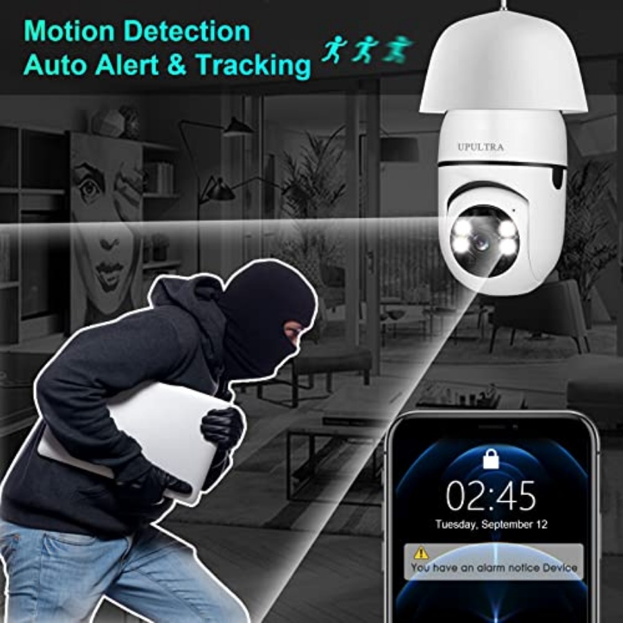 Light Bulb 1080P Security Wire - Home Security Usa ulasan dan harga
