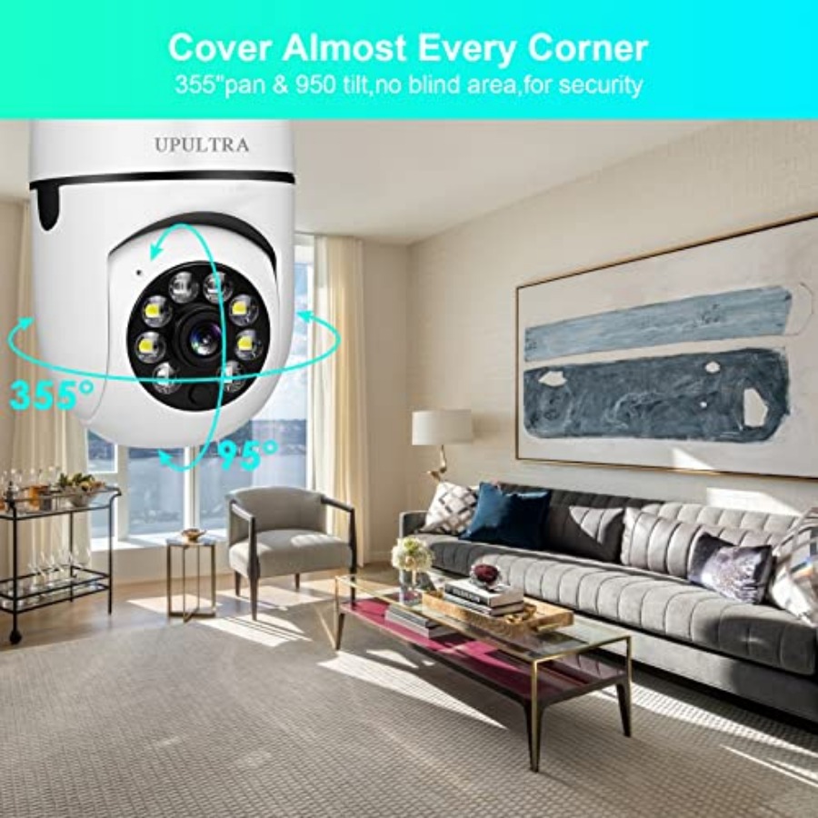 Light Bulb 1080P Security Wire - Home Security Usa ulasan dan harga