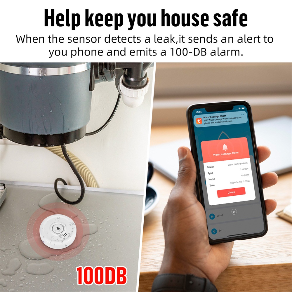 Fuers Water Leakage Detector S - Home Security Device ulasan dan harga