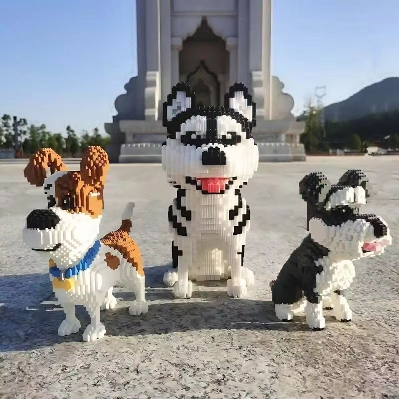 8000 Pcs Pet Dog Building Bloc - Home Security Game ulasan dan harga
