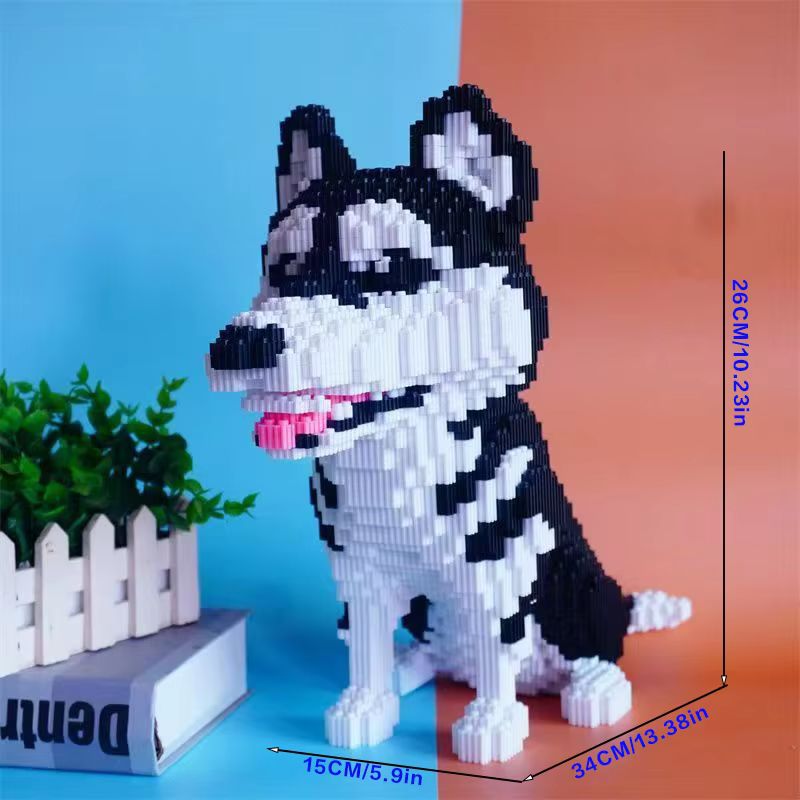 8000 Pcs Pet Dog Building Bloc - Home Security Game ulasan dan harga