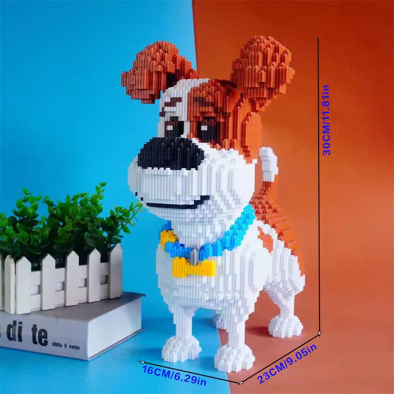 8000 Pcs Pet Dog Building Bloc - Home Security Game ulasan dan harga
