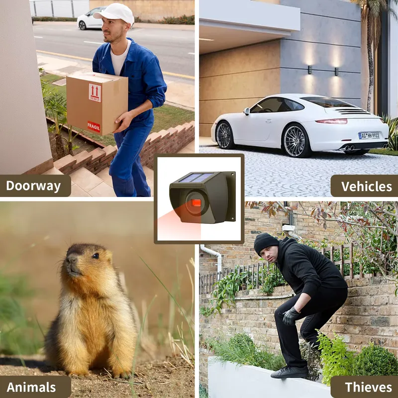 Outdoor Solar - Powered Wirele - Home Security Usa ulasan dan harga