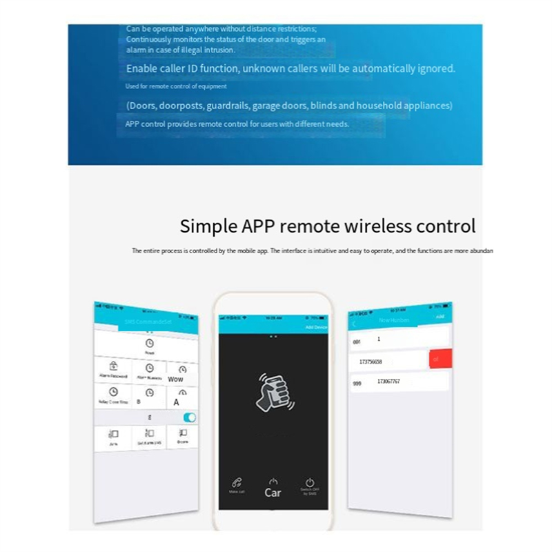 B04C-RTU5024 GSM Door Opener R - Home Security Device ulasan dan harga