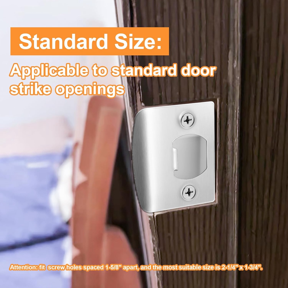 AA81-4 Pack Door Latch Strike  - Door Reinforcer Kit ulasan dan harga