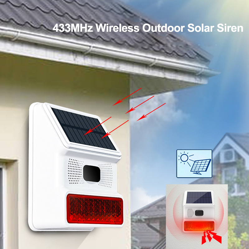 TAIBOAN 433MHZ Wireless Solar  - Home Security Lights ulasan dan harga