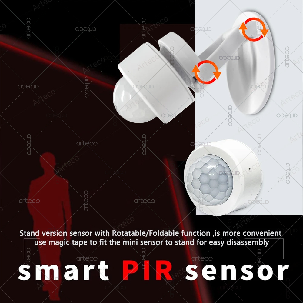 Zigbee 3.0 Mini PIR Motion Sen - Home Security Device ulasan dan harga