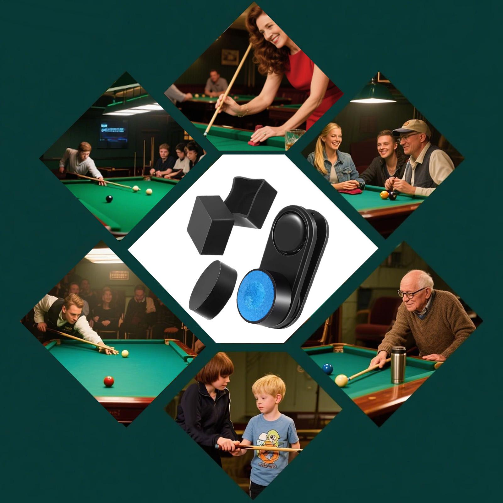 Billiard Cue Chalk Case Magnet - Home Security Game ulasan dan harga