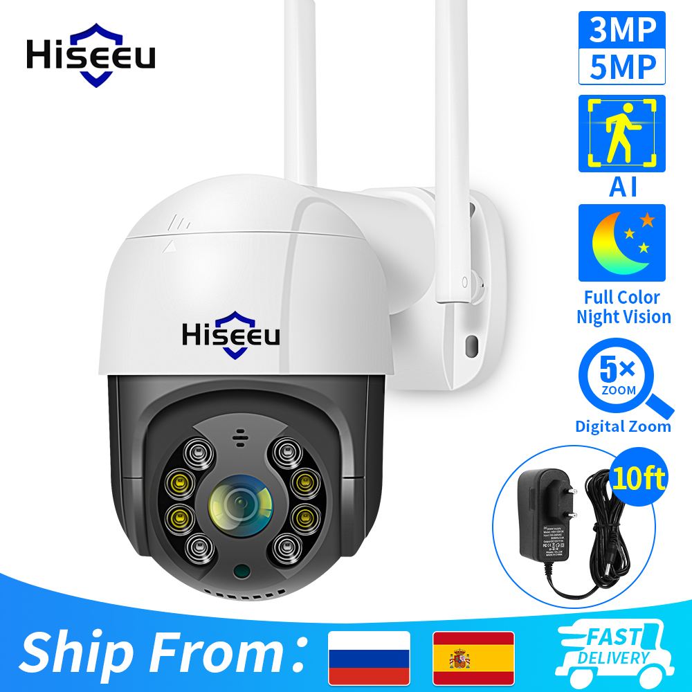 Hiseeu 4K 8MP Smart Wifi PTZ C - Home Security Ai ulasan dan harga