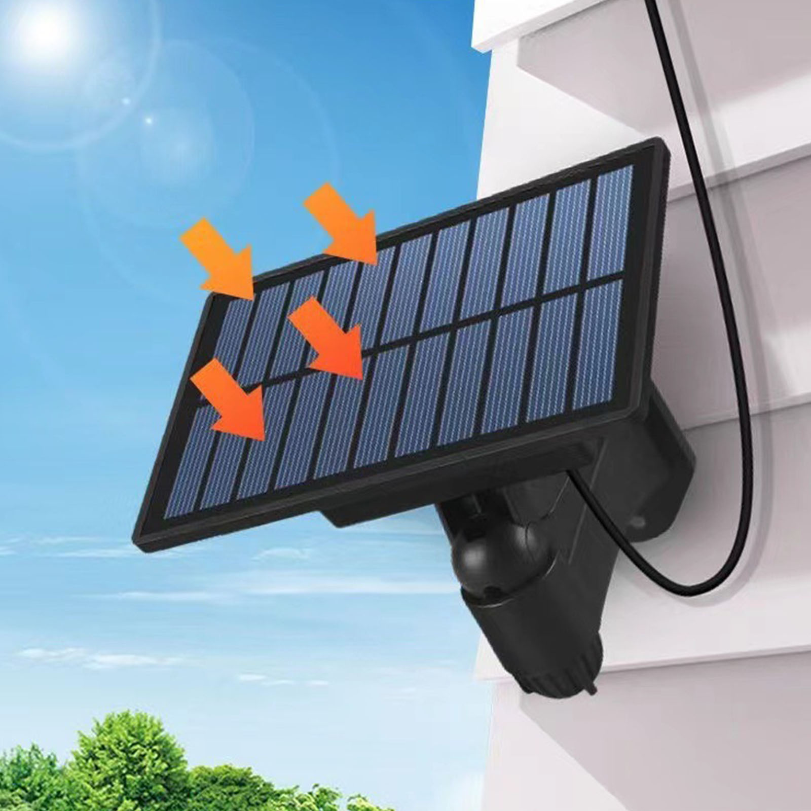 Solar Street Lights Outdoor, C - Home Security Flood Lights ulasan dan harga