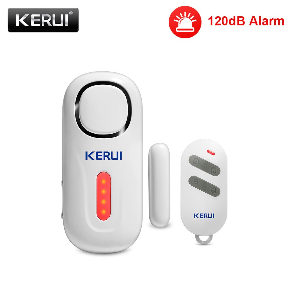 KERUI 120DB Wireless Door/Wind - Home Security Lights ulasan dan harga
