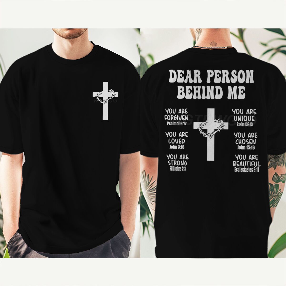 Christian Bible Verse T-shirt  - Home Security Companies Near Me ulasan dan harga