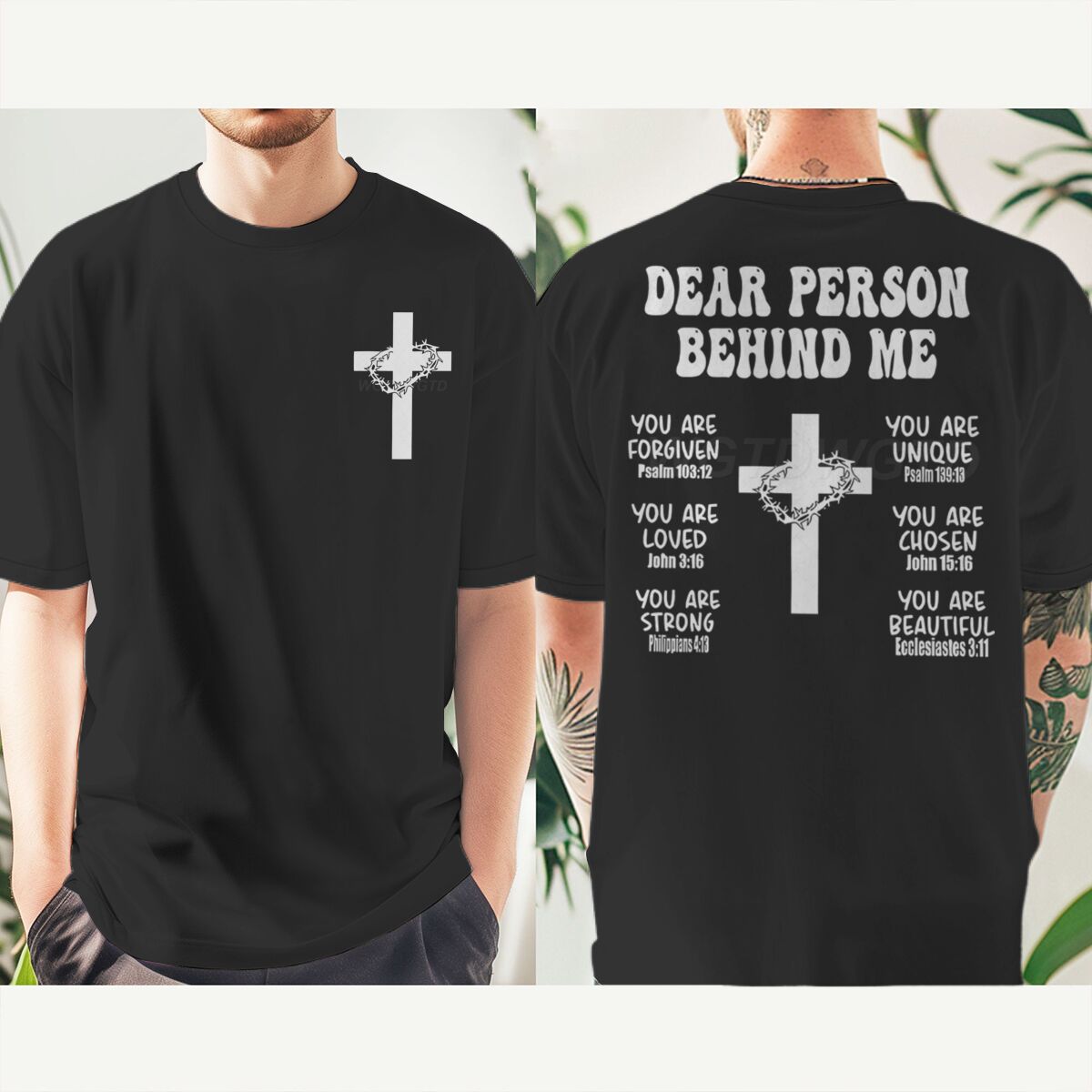 Christian Bible Verse T-shirt  - Home Security Companies Near Me ulasan dan harga