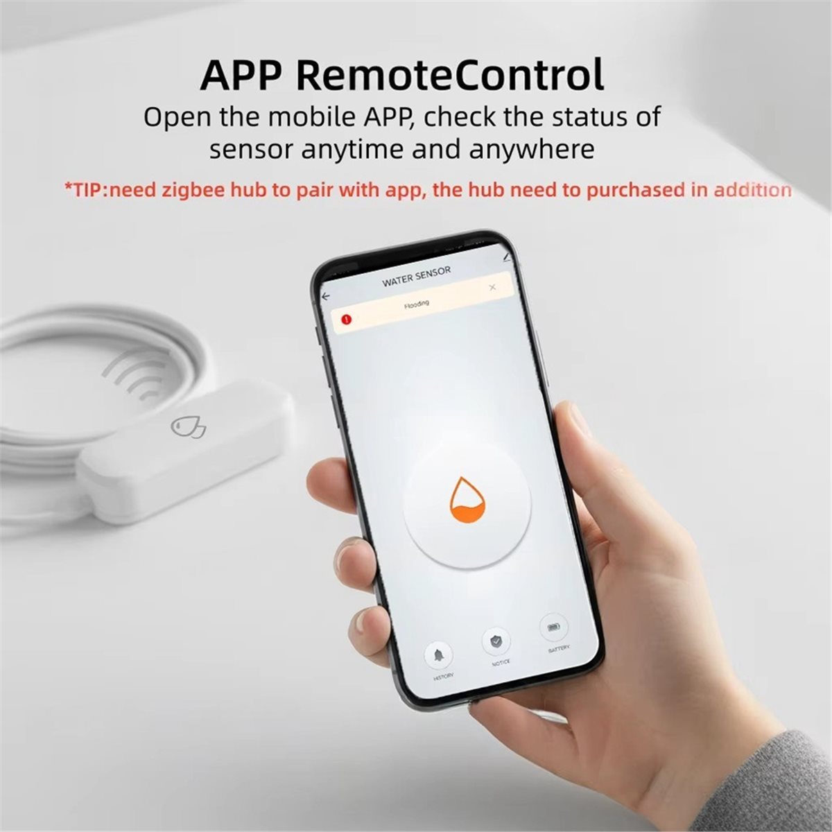 Compatible ZigBee Water Leak S - Home Security Usa ulasan dan harga